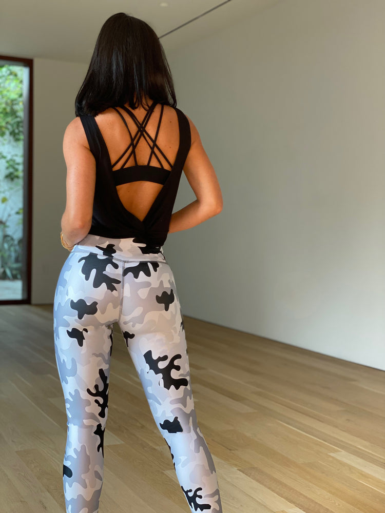 Glossy Military Leggings