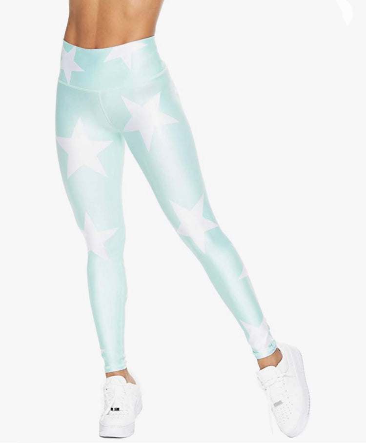 Glossy Star Leggings