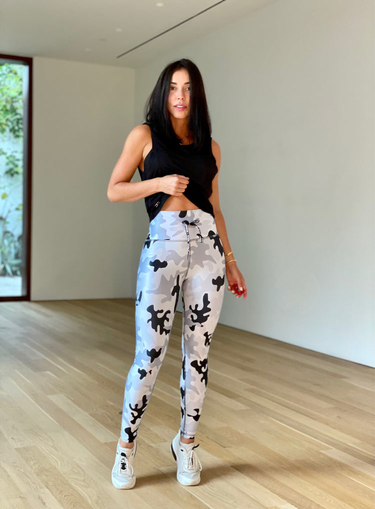 Glossy Military Leggings